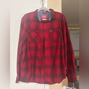 Coleman Red and Blue Plaid Shirt